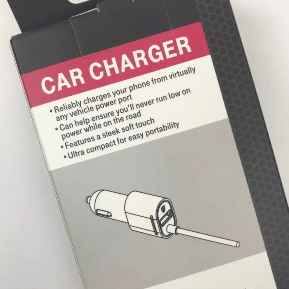 T-Mobile l Black Micro USB Portable Android Samsung Compatible Car Charger